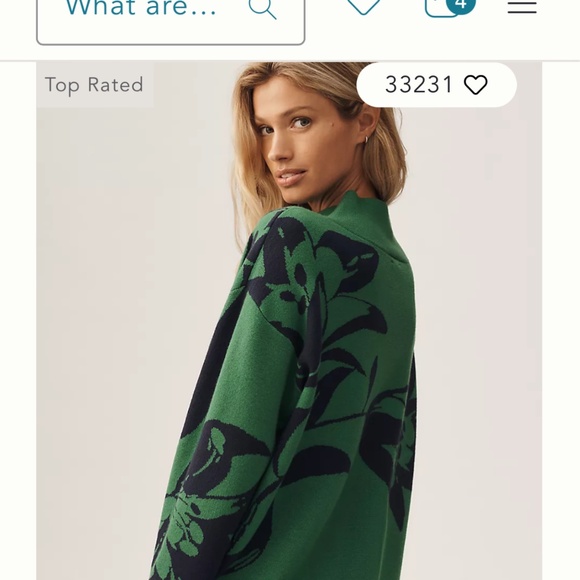 Anthropologie The Carys Mock-Neck Sweater by Maeve, Size Medium, New, Never Worn - Picture 2 of 11